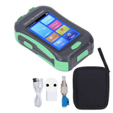 FC LC Adapter OTDR Fiber Optic Tester 1550nm 20dB 3.5in Display Optical Time Domain Reflectometer 100?240V EU Plug