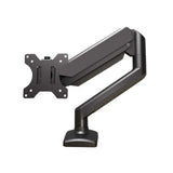 (Black) Single Monitor Mount Arm for 17-32inch Screens, Adjustable Computer Monitors Stand Clamp Mounting Height Adjustable  Black