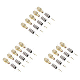 100Pcs SMA Male Plug Straight Crimp for RG58 Connector Adapter