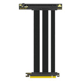 (90 degree 30cm) Full Speed PCIE 5.0 X16 Riser Graphics Card Extension Cable Shielded Extender