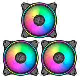3 in 1 MF120 120mm Dual Loop 5V/4Pin Addressable Lighting CPU Cooling Fan Cooler Radiator Replaces Fans