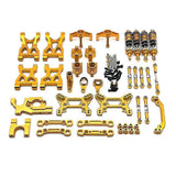 Metal Upgrades Kit Steering Blocks Link Rod Swing Arm Set For 104072 1/10 Rc Car Accessories,2