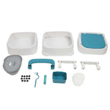 Commode for Adults Anti Slip Soft Padded High Load Capacity Commode Toilet with Garbage Bag