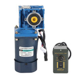 Worm Gear Motor 120W AC 220V Speed Control Governor Industrial Electrical Accessories(Reduction Ratio 60 )