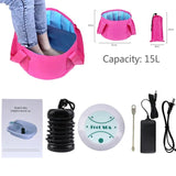 ionic detox massage machine Foot bath With Foot Sap massage Ion Cleanse Aqua Cell Spa ion detox relief pain foot massage Foot