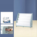 Kids Storage Bookshelf Large Capacity Baby Book Storage Rack Environmentally Friendly PP Children Picture Book Shelf 4 Tier (Bookshelf) 65x26x59cm/25