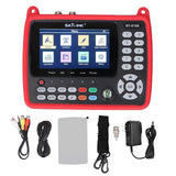 Satellite Finder for DVB S S2 T T2 C H.264 H.265 10 Bit Handheld High Definition Signal Measuring Meter 100240VAC US Plug