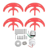 Wind Turbine Kit 4Blade Lantern Vertical Axes Generator Electricity Producer Equipment 1200W24V