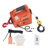 Electric Hoist Portable Power Electric Winch Crane with Remote Control 500KG Capacity 7.6M Maximum Lifting Height 1500W AU Plug 220V