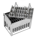 30-Piece Stainless Steel Ice Cream Mould Set for Crafting Homemade Ice Cream and Ice Lollies in Your Home Kitchen