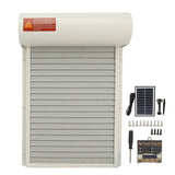 Automatic Chicken Coop Door Solar Powered Automatic Chicken Coop Door Opener with Timer for Duck Goose Farm Safety Equipment White