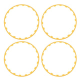 4PCS Wheel Rim Protection Ring Scratch Resistant Universal Fit Replacement for Tesla Model 3 2017 to 2023 18in Wheels Yellow