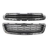 Front Upper Lower Center Grille 94560930 Chrome Scratch Proof Upper Lower Center Mesh Grille for U200 2014 to 2016