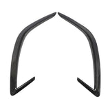 1 Pair Rear Bumper Canard Diffuser Spoiler Rear Bumper Wind Knife Carbon Fiber Waterproof for 2018-