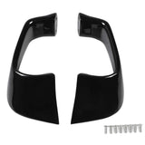 2PCS Fixed Wing Spoiler Aerodynamic Motorcycle Winglet Fairing Wing Kit Side Wing Decoration for YZF R1 R6 Gloss Black