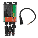 Grid Tie Micro Inverter MPPT Pure Sine Wave Compact Solar Alternative Energy AC230V 350W