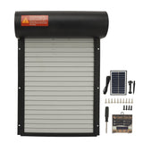 Automatic Chicken Coop Door Solar Powered Automatic Chicken Coop Door Opener with Timer for Duck Goose Farm Safety Equipment Black