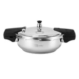 pressure Cooker with Safety Valve 80KPA Rapid Heat Conduction Stainless Steel Pressure Cooker for Electric Gas Stoves 28cm/11.02in