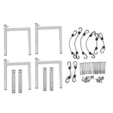 Enclosed Trailer Ladder Rack Professional Steel Strong Load Bearing Capacity Side Mount Trailer Ladder Rack