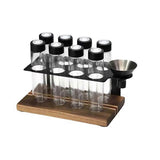 Coffee Beans Storage Container Display Rack Tea Tube Bottle