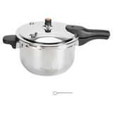 Electric Pressure Cooker 304 Stainless Steel 80KPA Explosion Proof Pressure Cooker with Pressure Limit Valve for Stovetop Fast Cooking 4L 20cm/7.9in