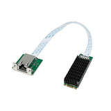 M.2 B+M Single-Port 10GbE Network Card RJ45 Ethernet Network Adapter AQC107 Industrial Control Grade Server Network Card DS