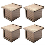 For Loaf Pan With Lid Nonstick Bread Toast Mould For Perfect Baking 4pc