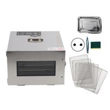 400W Food Dehydrator Stainless Steel 6 Trays Electric Food Dryer Machine for Fruit VegetableEU Plug 220V