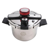 6L Pressure Cooker 80KPA 304 Stainless Steel Universal Rotary Pressure Cooking Pot for Gas Stove Household Stoves