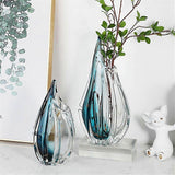 Glass Vase Decor Living Room Flower Arrangement Dining Table Porch B