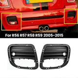 Car Rear Bumper Fog Light Frame Grille for MINI R56 R57 R58 R59 JCW 2005-2015 51120413257 5112041325