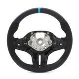 Flat Bottom Steering Wheel,Steering Wheel Suede MTri Suede Steering Wheel Nappa Leather Steering Wheel Eco-Friendly Materials
