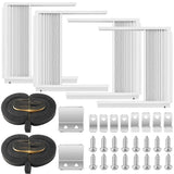 2 Set Window Air Conditioner Side Panels with Frame Adjustable Window Ac Insulation for Most 5000-20