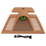 Upper Center Dashboard Cover 970 552 151 01 6W0 Dash Clock Bezel Replacement for Panamera 2010?2016 Luxor Beige