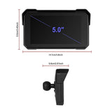 5 Inch Motorcycle Portable GPS Navigation Screen Wireless Carplay Android Auto IP68 Waterproof Displ