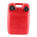 Plastic Boat Fuel Tank 24L Portable Marine Outboard Fuel Tank with Exhaust Design Red Repalcement for Yamaha