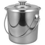 Stainless Steel Rice Storage Bucket Multipurpose Water Pail Storage Bucket with Lid
