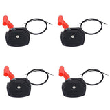 4X Universal Switch Lever Control Handle & 56 Inch Throttle Cable Kit for Lawnmower Lawn Mower Parts