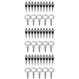 30Pc Wine Stopper and 15Pcs Blank Bottle Opener Bottle Opener Inserts Set Hardware for Wedding Party