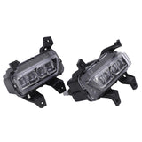 Front Bumper Lamps,White Front Bumper LED Car Daytime Running Light DRL Fog Lights Dependable Performance