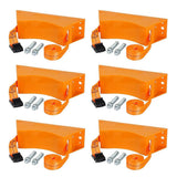 Propane Tank Holder Gas Cylinder Wall Mounted Bracket Nitrogen Tank Holder with Screws and Safety Ba
