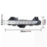 Car Front Bumper Led Daytime Running Light Drl Turn Signal Lamp For Porsche Panamera 20142017