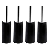 Toilet Brush and Holder, 2 Pack Toilet Brush with 304 Stainless Steel Long Handle, Toilet Bowl Brush