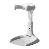 (White) Portable Baby Bath Stand Adjustable and Foldable Bathing Rack Holder Large Base for Daily Home Bathroom Outdoor Use  White