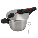 Electric Pressure Cooker 304 Stainless Steel Explosion Proof Stovetop Multi Cooker Pressure Cookware Pot for Home Kitchen Fast Cooking 6L