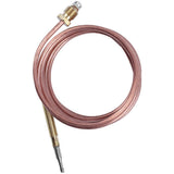 10pcs 1500Mm Gas Stove Universal Thermocouple Kit M6X0.75 with Overflow Nut (50) Replacement Thermoc