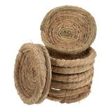 5pcs Rabbit Straw Nest Woven Straw Sleeping Bed Small Animals Nest Bird Woven Nest
