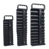 (Black) Convenient Magnetic Sockets Organizers Set For Professional And DIYers For Organized Tool Storage For Home And Workshop  Black
