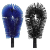 2PCS Gutter Cleaning Brush Head Roof Gutter Dust Removal Tool Multi-Functional Cleaning Brush for Home and Commercial Use