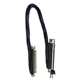 (50cm) 270 Degree PCIe 5.0 X16 Right Side GPU Extension Braided Cable Space Saving High Bandwidth 64GT/s Fast Transfer Cord